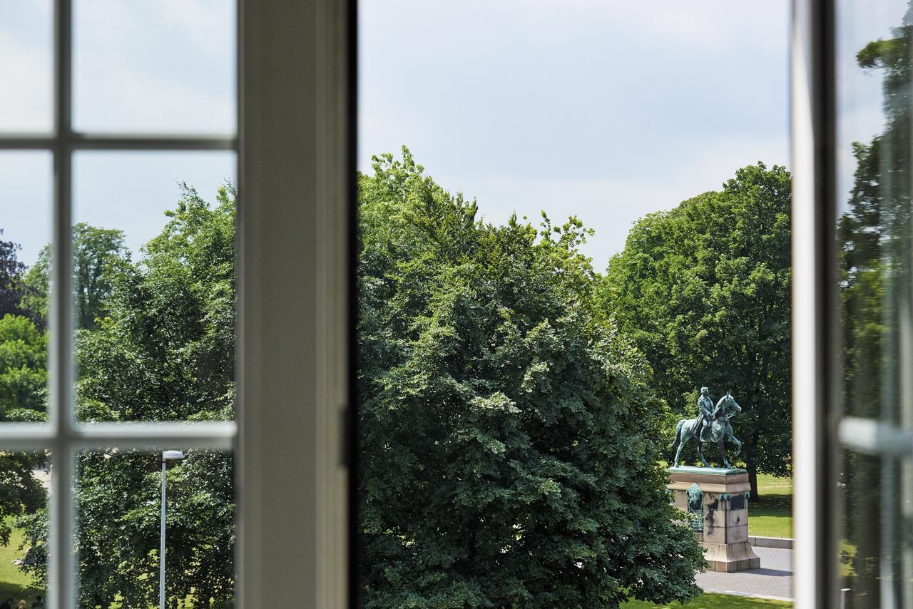 Danhostel Odense City Luaran gambar View of the gardens from the window of the house